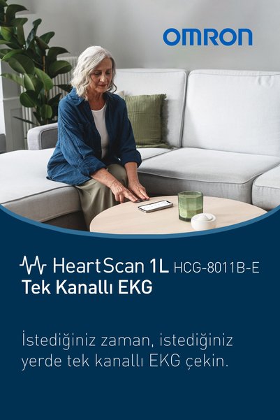 Omron HeartScan 1L Tek Kanallı Taşınabilir EKG Ölçüm Cihazı
