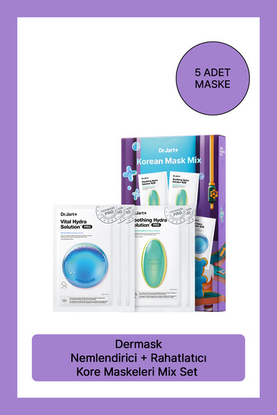 Dr.Jart+ Dermask Hyalüronik Asit + Allantoin İçeren Kore Maskeleri Mix Set | ...