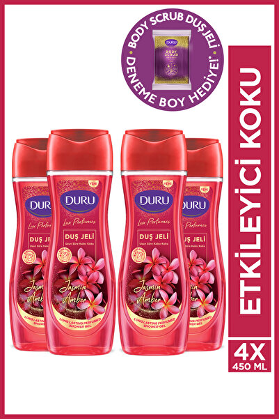 Duru Lux Perfumes Jasmin Amber Duş Jeli 4x450 Ml