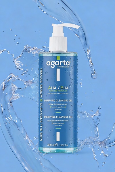 Agarta Doğal Arındırıcı Yüz Temizleme Jeli Yağlı Ve Karma Cilt 400 ml