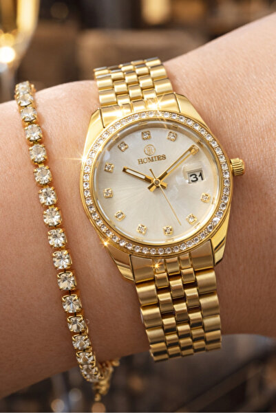 Homies Women's Wristwatch with Calendar Original 2-Year Warranty Gift Box and...