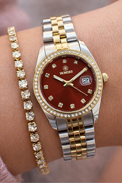 Homies Women's Wristwatch with Calendar Original 2-Year Warranty Gift Box and...