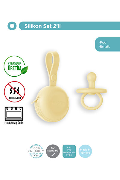 OiOi Mellow Yellow Ikili Set Emzik-pod