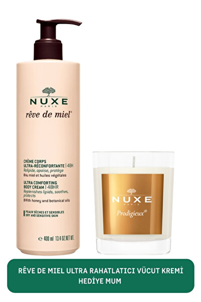 Nuxe Rêve de Miel Nemlendirici, Yatıştırıcı ve Onarıcı Vücut Kremi 400 ml-Hed...