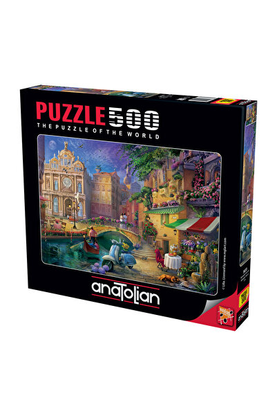 Anatolian Puzzle 500 Parça Yapboz Puzzle - Romantik Venedik 3633