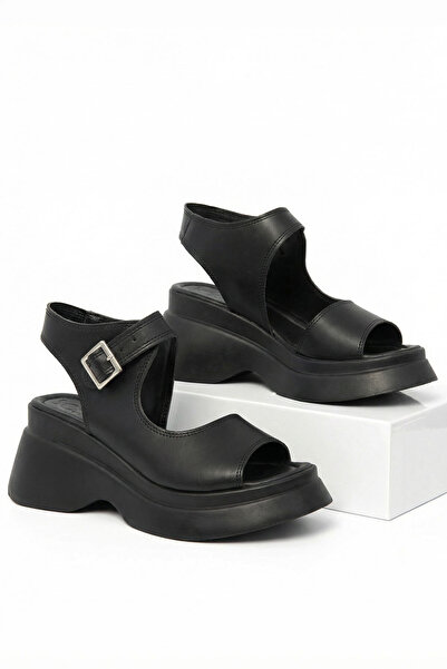 SOHO Schwarze Damensandalen 20396