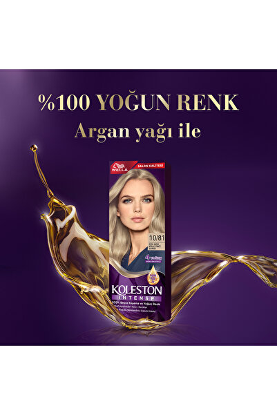 Wella Koleston Intense 10/81 Çok Açık Küllü İnci Sarısı Saç Boyası