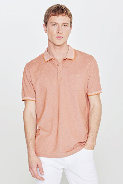 AC&Co / Altınyıldız Classics Men's Polo Collar Pocket T-Shirt - Non-Shrinkabl...