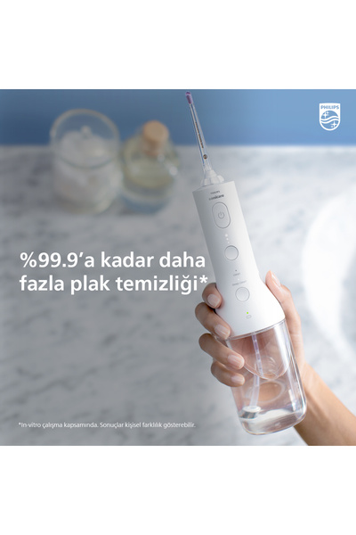 Philips Sonicare Power Flosser 3000 Ağız Duşu, Hızlı ve Etkili Diş Arası Temizliği, Beyaz, HX3826/31