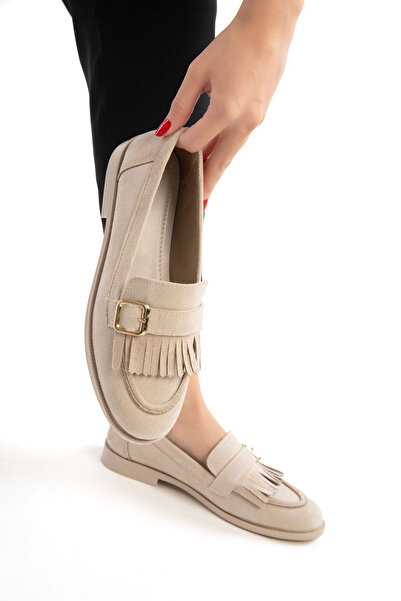 SOHO Ten Süet Kadın Loafer Ayakkabı 21385