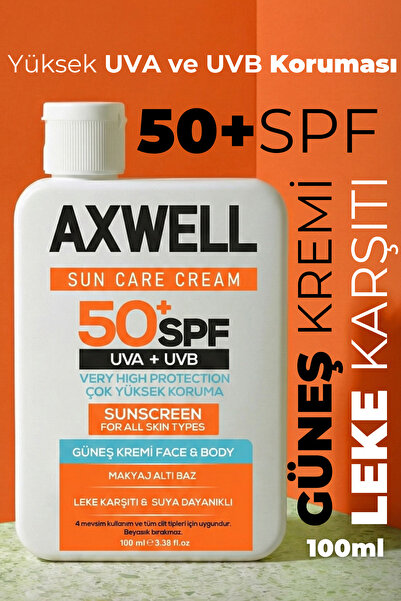 AXWELL كريم الحماية من الشمس كريم الشمس المضاد للعيوب حماية عالية جدًا 50+ SP...