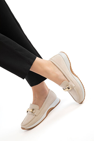 SOHO Ten Süet Kadın Loafer Ayakkabı 21392