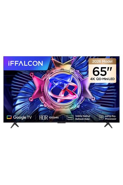 iFFALCON 65U95A 65 İnç Akıllı TV QD-Mini LED Google TV, 144Hz Yenileme Hızı (...