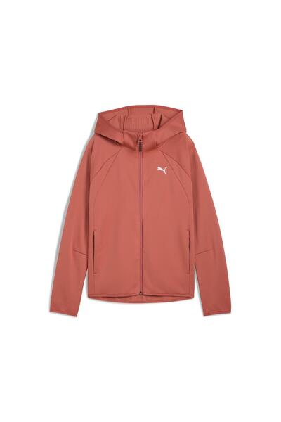 Puma Hanorac cu fermoar complet EVOSTRIPE pentru femei Swea tricou