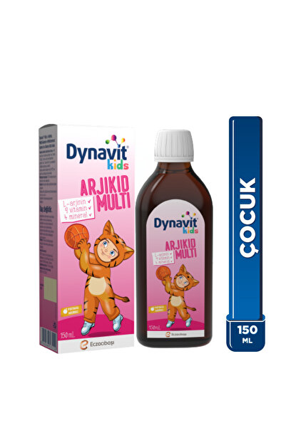 Dynavit شراب أرجيكيد متعدد الاستخدامات للأطفال 150 مل - إل-أرجينين، فيتامينات...