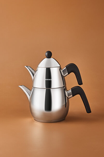 Karaca Tokyo Midi Powersteel Pro 316 Steel Induction Base Teapot Set