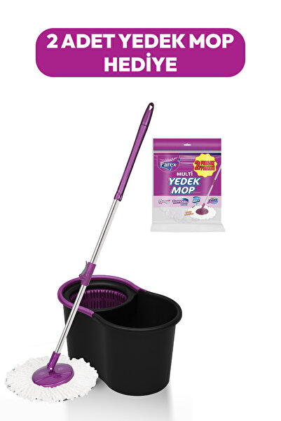 Parex Black Editlon Otomatik Temizlik Seti ve 2'li Yedek Mop