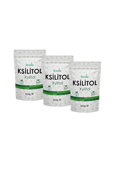Fibrelle Ksilitol 250 G 3 Paket Keto /ketojenik / Vegan Diyete Uygundur.
