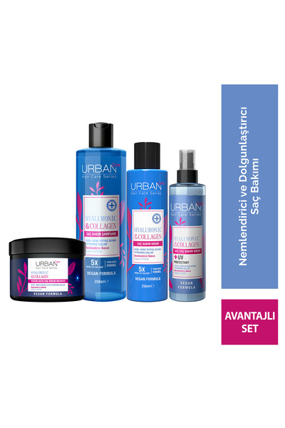 Urban Care Hyaluronic & Collagen Ekstra Dolgunlaştırıcı Şampuan Krem Maske Sı...