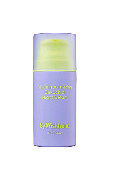 By Wishtrend Vitamin A-mazing Bakuchiol Night Cream (KORENDY) %0.03 Retinal (RETİNOL DEĞİLDİR) Gece Kremi 30gr