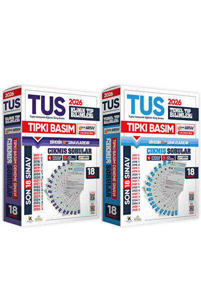 İnformal Yayınları 2026 TUS Temel&Klinik Tıp Bilimleri ÖSYM Çıkmış Soru Tıpkı...