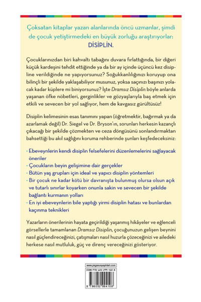 Pegasus Yayınları Dramsız Disiplin - Daniel J. Siegel Tina Payne Bryson