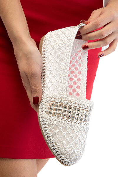 SOHO White Women's Ballerinas 21333