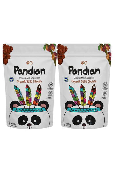 OG natural 2'li Pandian Organik Çocuk Çikolatası 36 Gr
