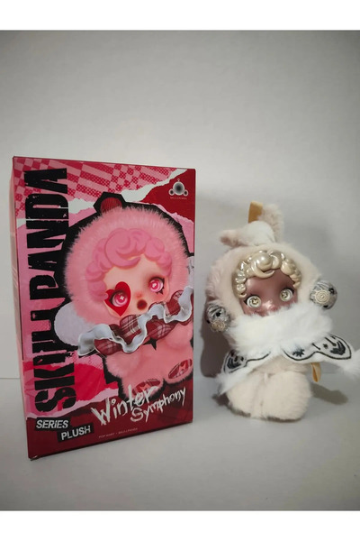 LABUBU SKULL PANDA Whinter Symphony Serisi Pop Mart Koleksiyon Bebek