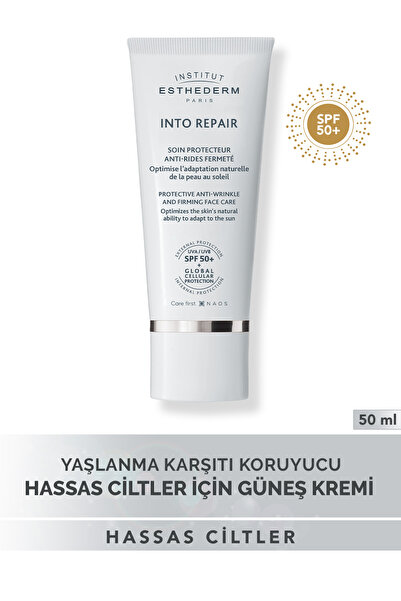 Institut Esthederm Into Repair 50 ml – Hassas Ciltler İçin Onarıcı Güneş Koru...