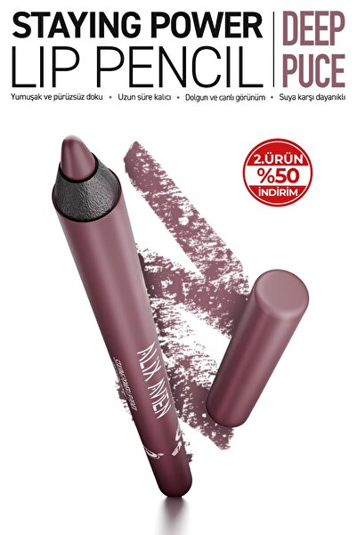 Alix Avien Suya Dayanıklı Uzun Süre Kalıcı Yumuşak Dudak Kalemi - Staying Pow...