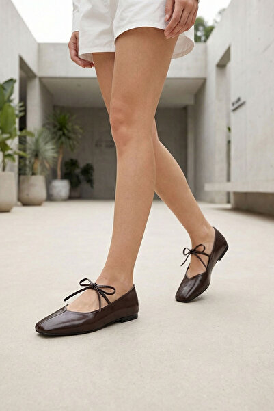 SOHO Дамски балетни пантофки Coffee Mat 21320