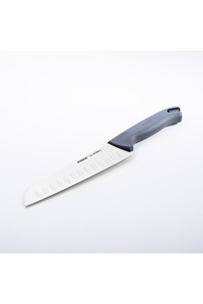 PİRGE Gastro Santoku Bıçağı Oluklu 17 cm Gri 37168