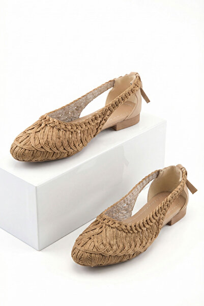 SOHO Женски балетни пантофки в цвят nude 21382