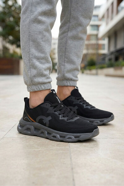 SOHO Black-Smoked Men's Sneakers 21393