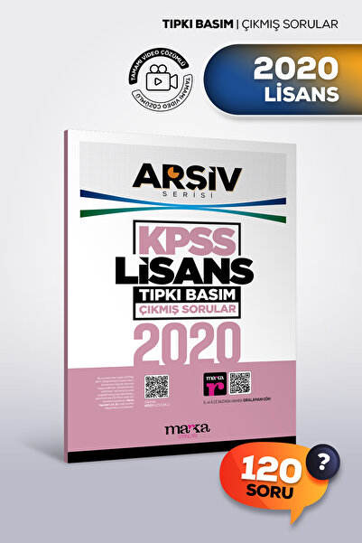 Marka Yayınları 2020 KPSS Lisans Tıpkı Basım Çıkmış Sorular | Arşiv Serisi