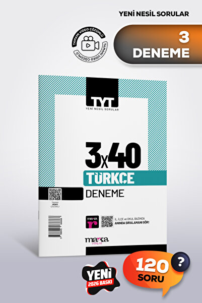 TYT 2026 Türkçe 3 Deneme | Yeni Nesil | Tamamı Video Çözümlü