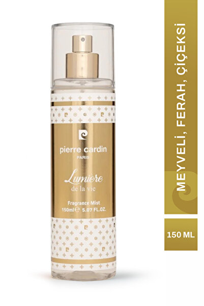 Pierre Cardin Lumiere Body Mist|Çiçeksi | Şeftali, Yasemin, Greyfurt, Portaka...