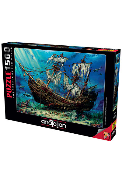 Anatolian Puzzle 1500 Parça Yapboz Puzzle - Batık Gemi 4558