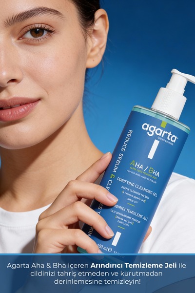 Agarta Doğal Arındırıcı Yüz Temizleme Jeli Yağlı Ve Karma Cilt 400 ml