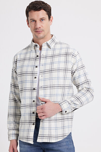 Tudors Men's Relax Fit Comfortable Cut Winter Plaid Lumberjack Shirt