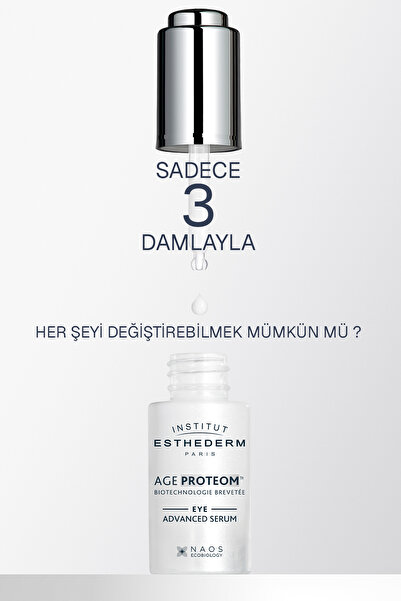 Institut Esthederm Age Proteom Eye Advanced Serum Peptit İçeren, Sıkılaştırıcı, Aydınlatıcı Göz Çevresi Serumu 15 ml