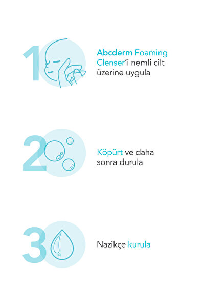 Bioderma ABCDerm Foaming Cleanser Yenidoğan, Bebek, Çocuk Hassas Ciltler Yüz, Saç, Vücut Temizleme Jeli 1 L
