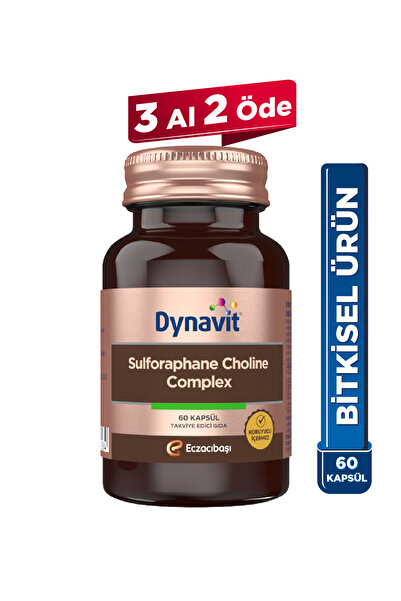 Dynavit Sulforafan Kolin Kompleks 60 Kapsül - Kolin, Brokoli, Deve Dikeni, En...