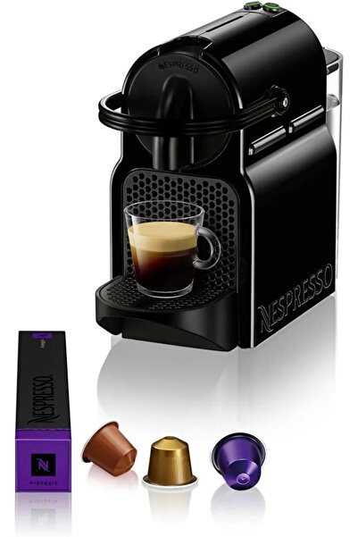 Nespresso Inissia coffee machine by Nespresso, Black - UAE Version