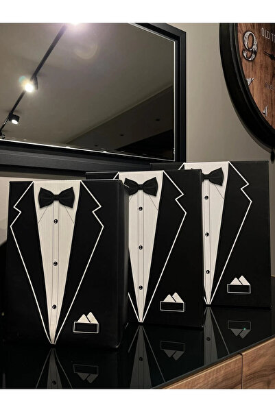 CREARTHOME Damat Bohçası-Damat Kutusu-Çeyiz Bohça Kutusu-3 Lü Hediye Seti-hed...