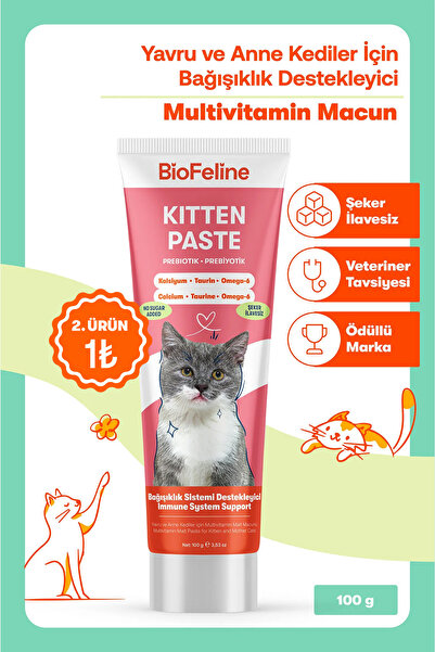 BioFeline Büyüme ve Enerji İhtiyacı Destekleyici Yavru ve Anne Kediler İçin M...