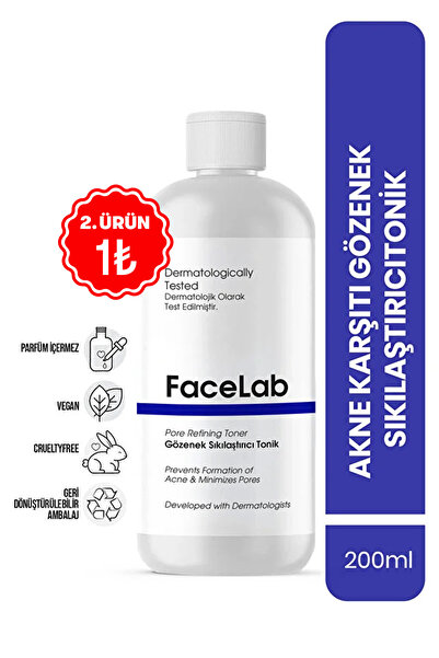 FaceLab Salisilik Asit (BHA) Tonik 200 ml – Akne & Sivilce Karşıtı,  Gözenek ...