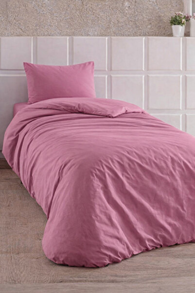 Çeyiz Diyarı Set de husă de pilote unică roz migdale