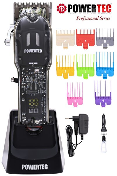 POWERTEC TR-8700 Saç Sakal Tıraş Makinesi (Black)